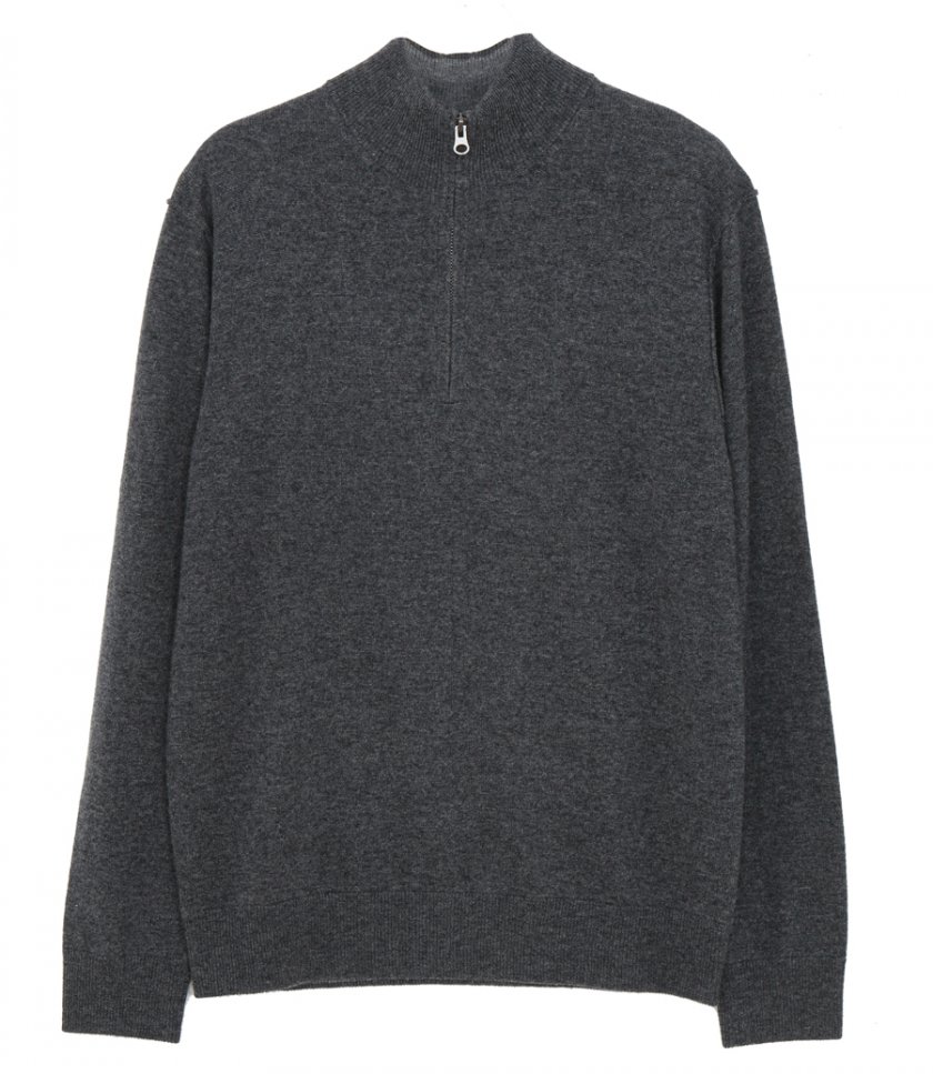 JUST IN - WOOL AND CASHMERE TRUCKER SWEATER