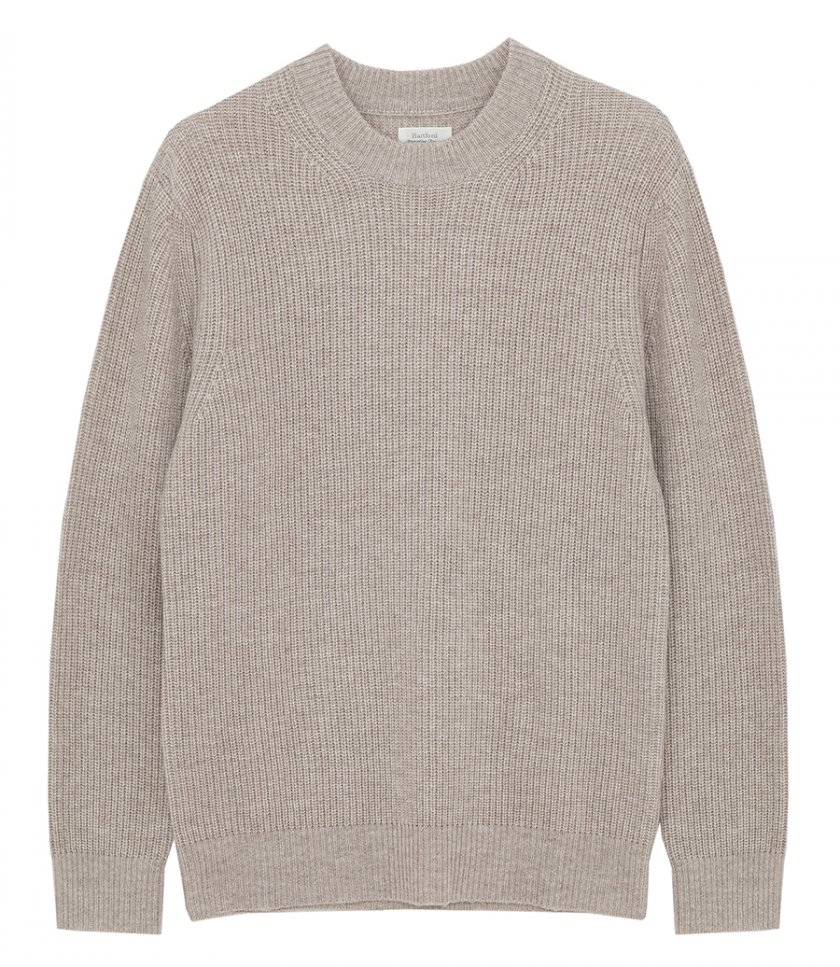 JUST IN - WOOL AND CASHMERE RIB SWEATER