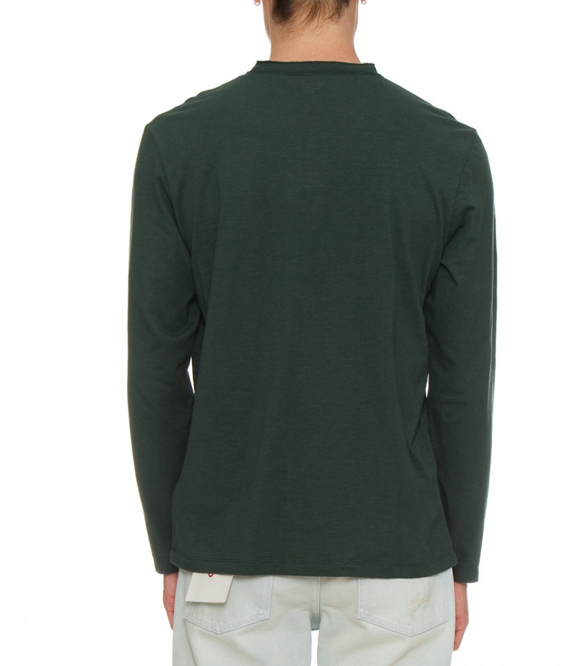 HENLEY T-SHIRT LS