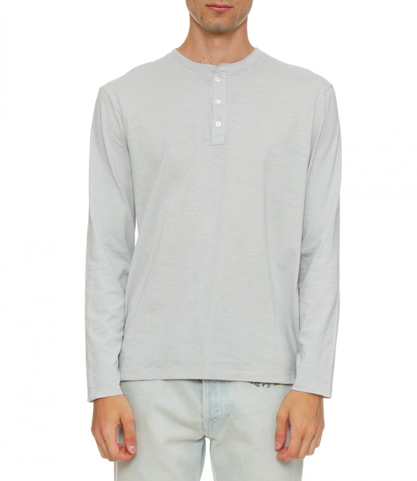 HENLEY T-SHIRT LS