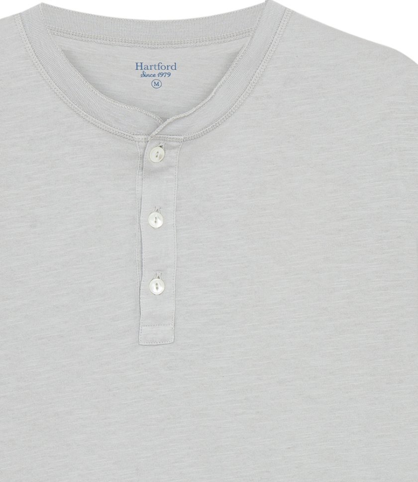 HENLEY T-SHIRT LS