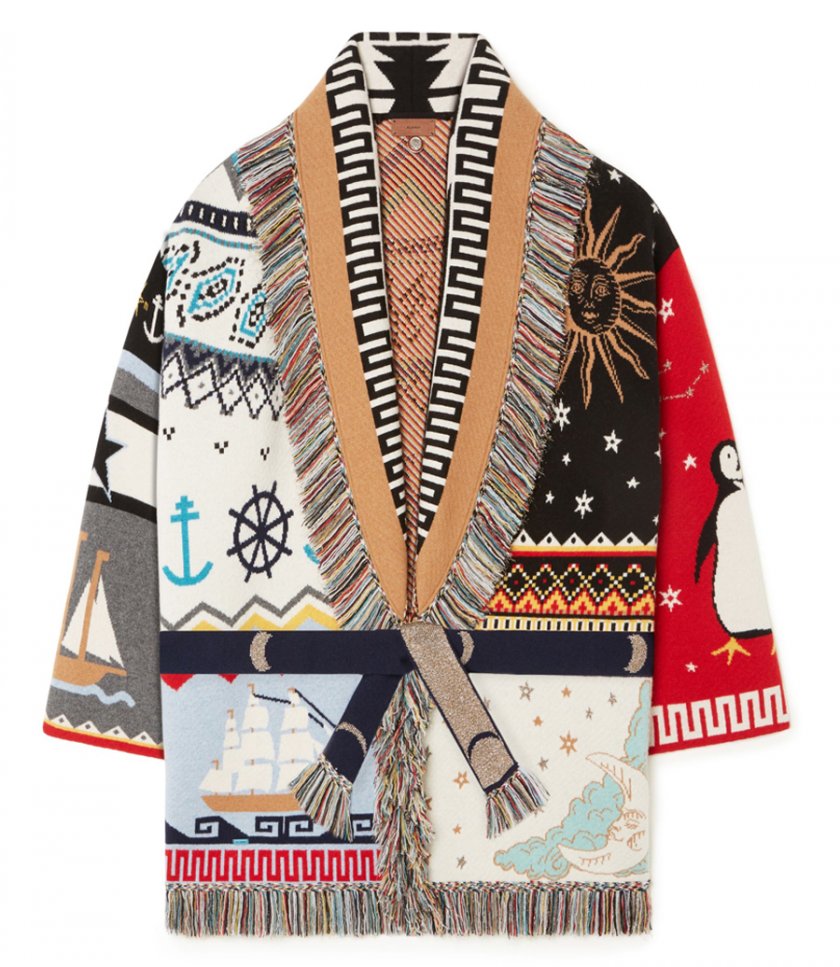 JUST IN - MYSTERIES PATCHWORK CARDIGAN