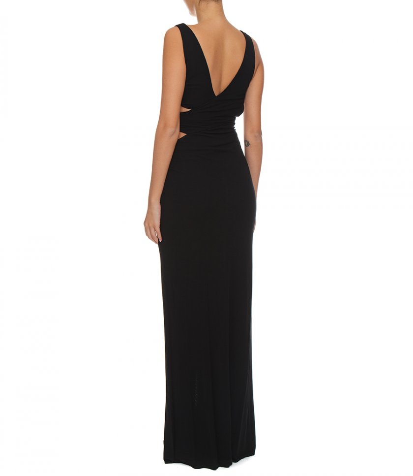 FRINGED MAXI DRESS