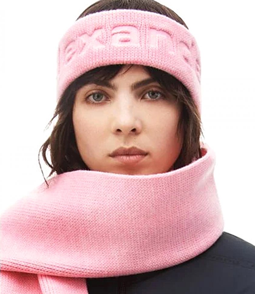 LOGO HEADBAND IN COMPACT DEBOSS