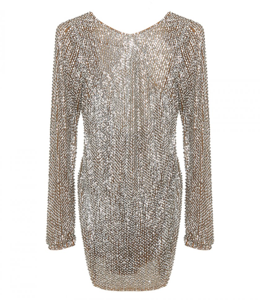 JUST IN - MALAYA SEQUIN EMBELLISHED DRESS