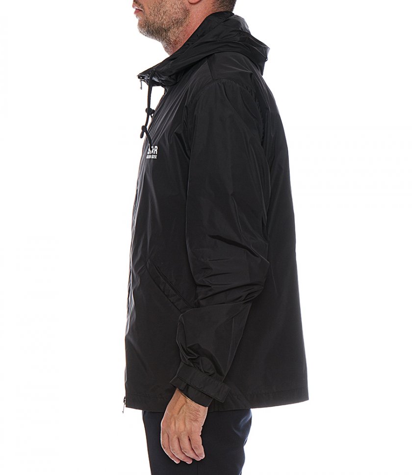 MEN'S WINDCHEATER WITH CONTRASTING WHITE LOGO AND STAR