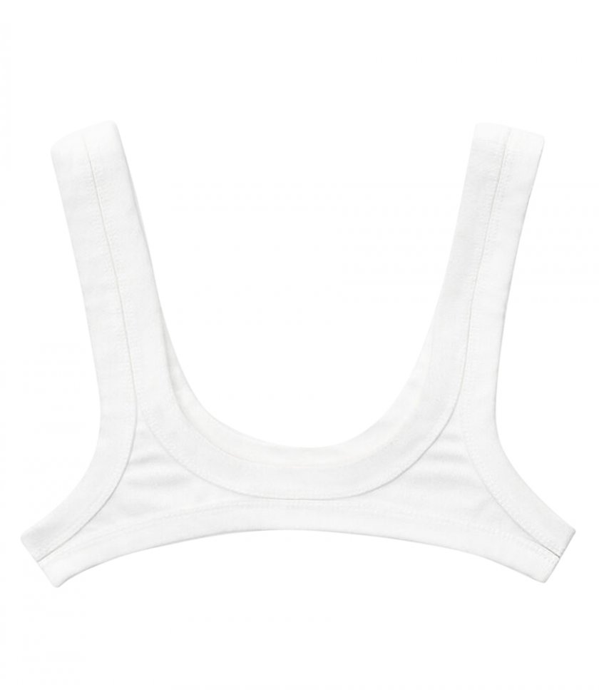 CLOTHES - SCOOP NECK BRA IN RIBBED JERSEY