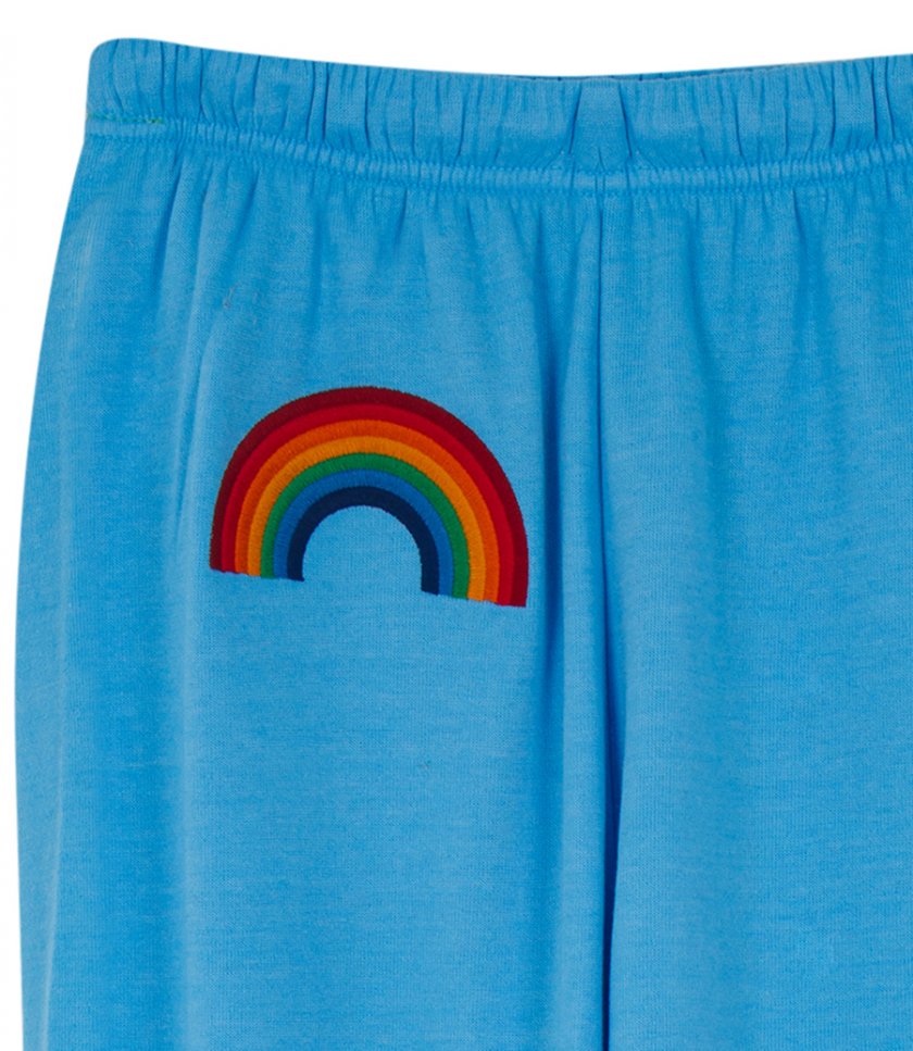 WOMEN'S RAINBOW EMBROIDERY SWEATPANTS