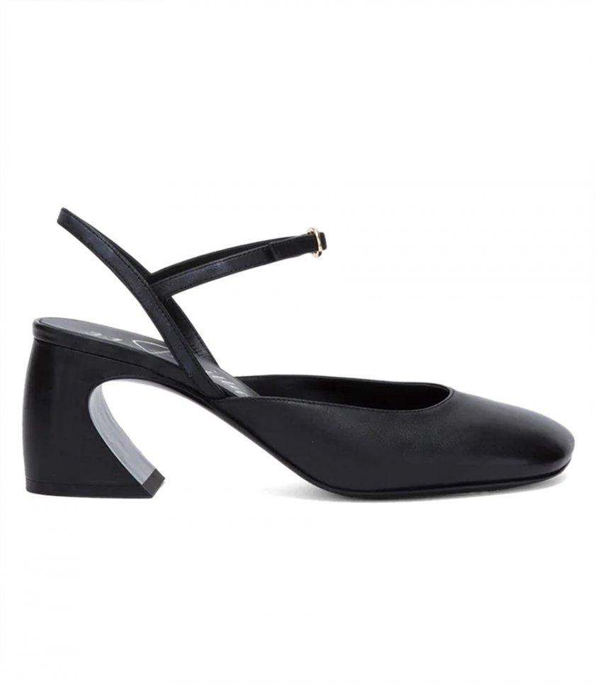 SHOES - ID MARY JANE CRESCENT HEEL