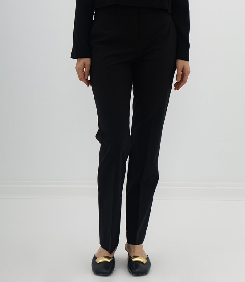 HIGH-WAIST STRAIGHT-LEG PANT