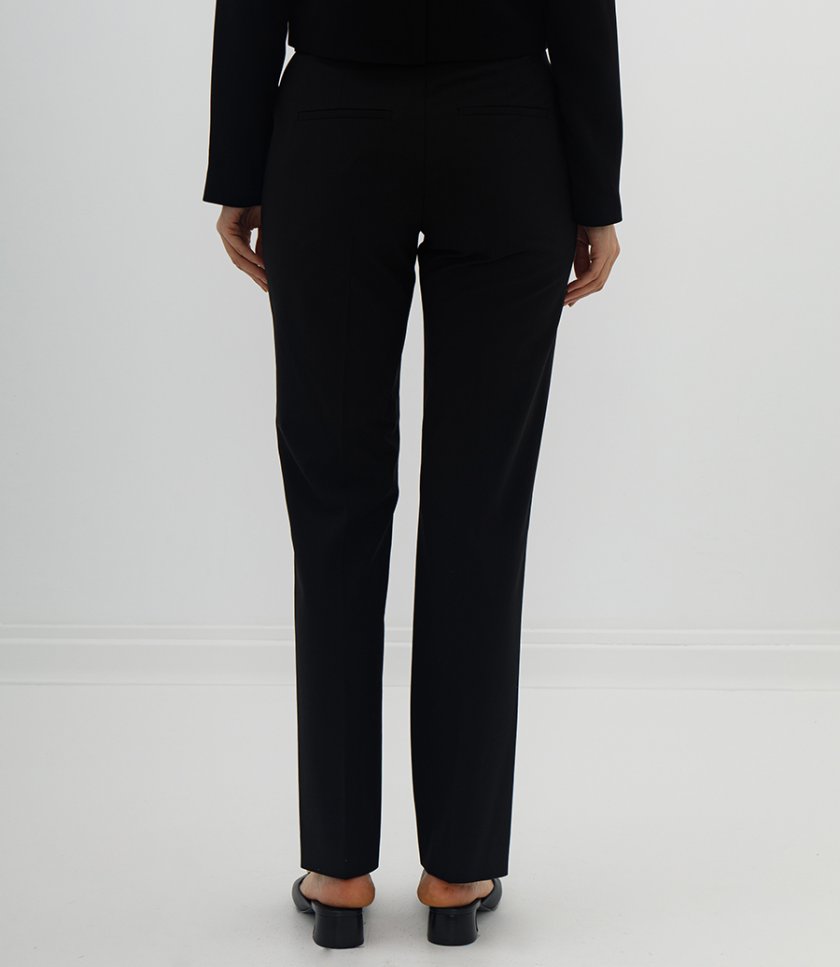 HIGH-WAIST STRAIGHT-LEG PANT