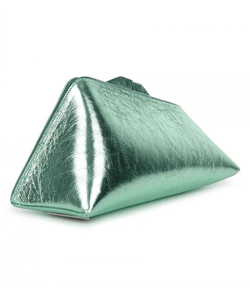 ''8.30PM'' SILVER OVERSIZED CLUTCH