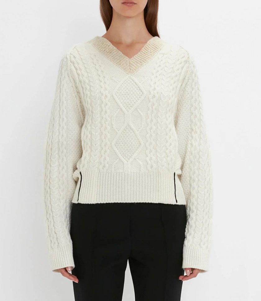 V-NECK JUMPER