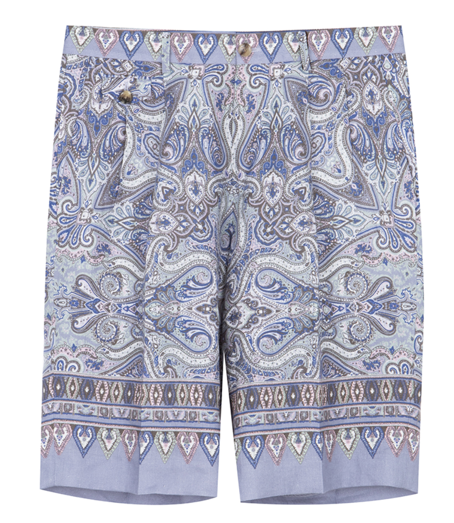 ETRO - PLACED PRINT SHORTS