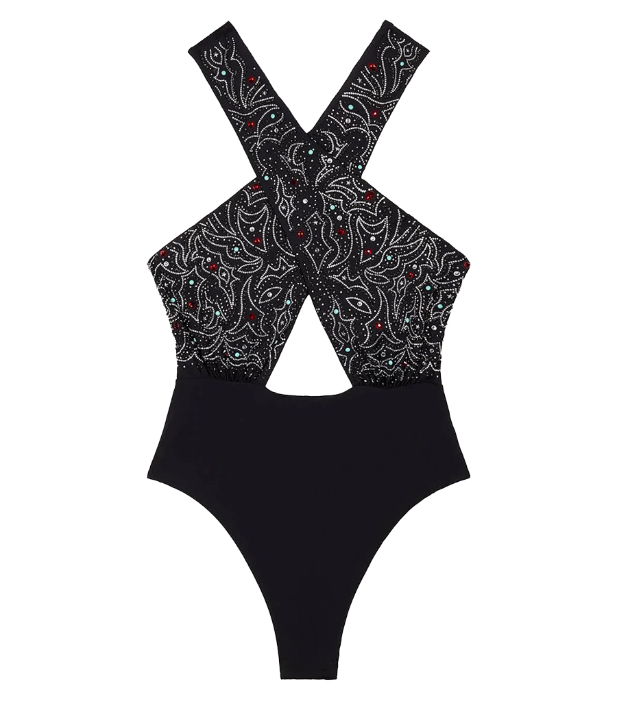 VENUJA - CROSSED NECKLINE ONE PIECE