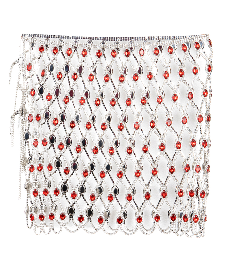 VENUJA - GEMS NET MINI SKIRT