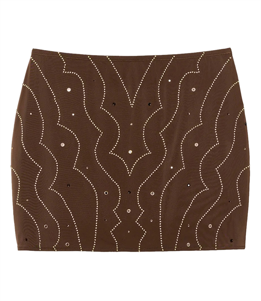 VENUJA - EMBELLISHED MINI SKIRT