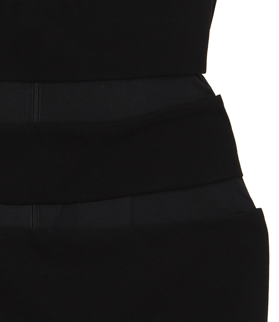 STRAPLESS HORIZONTAL CUTOUT MINI DRESS