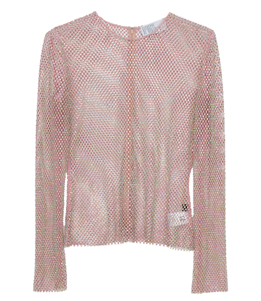 GIUSEPPE DI MORABITO - CRYSTAL EMBELLISHED  TOP