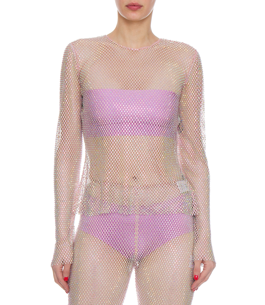 CRYSTAL EMBELLISHED  TOP