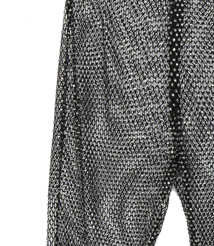 CRYSTAL EMBROIDERED LEGGINGS