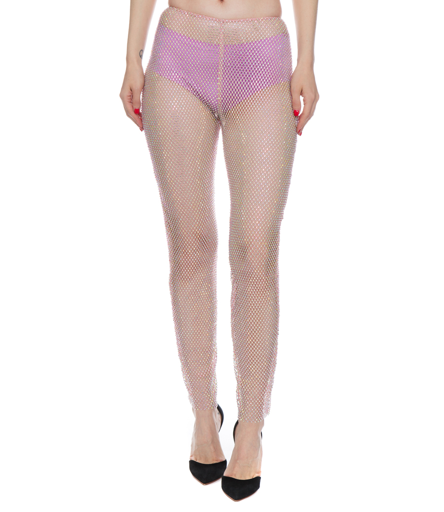 CRYSTAL EMBROIDERED LEGGINGS