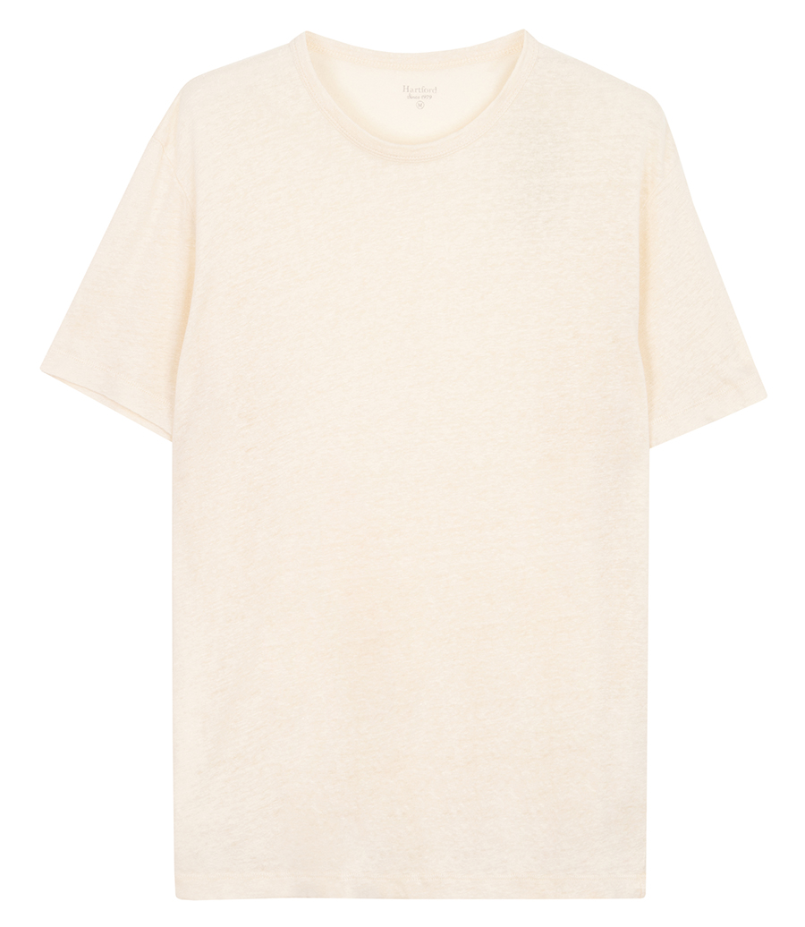 HARTFORD - LINEN CREW SS