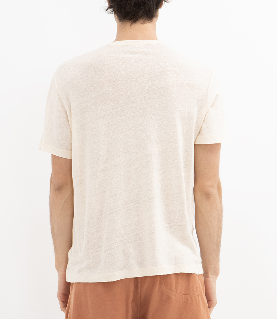 LINEN CREW SS