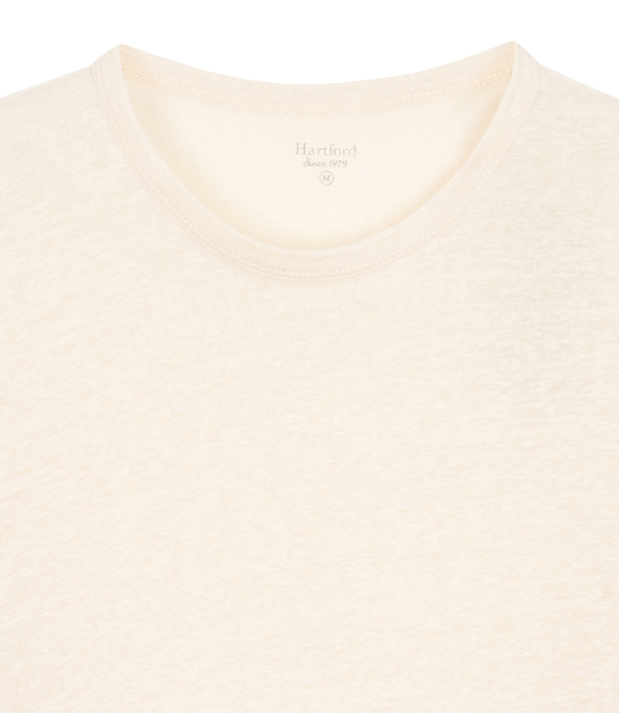 LINEN CREW SS