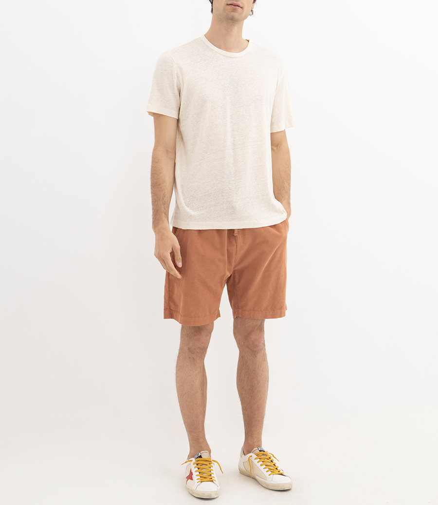 LINEN CREW SS