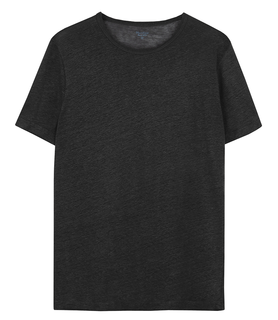 HARTFORD - LINEN CREW SS