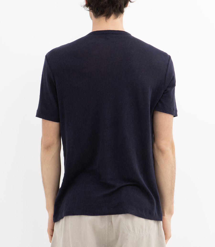 LINEN CREW SS