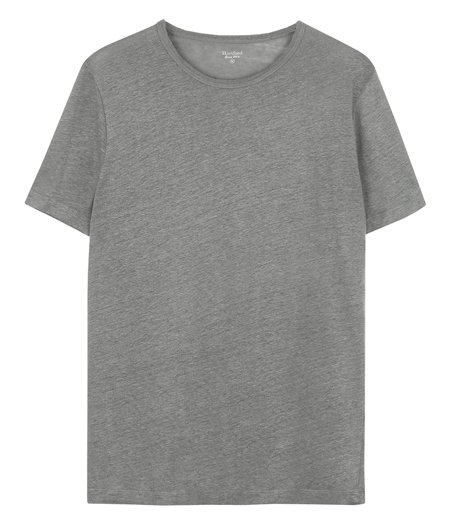 HARTFORD - LINEN CREW SS