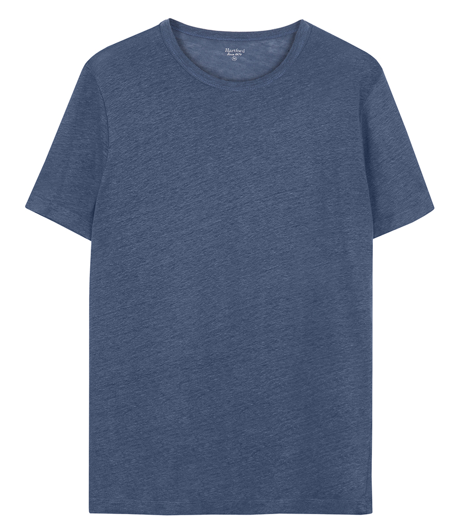 HARTFORD - LINEN CREW SS