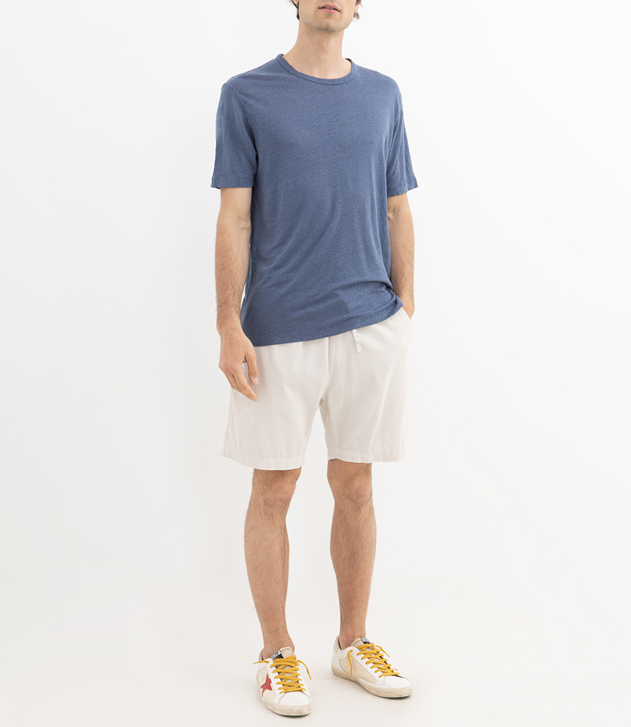 LINEN CREW SS