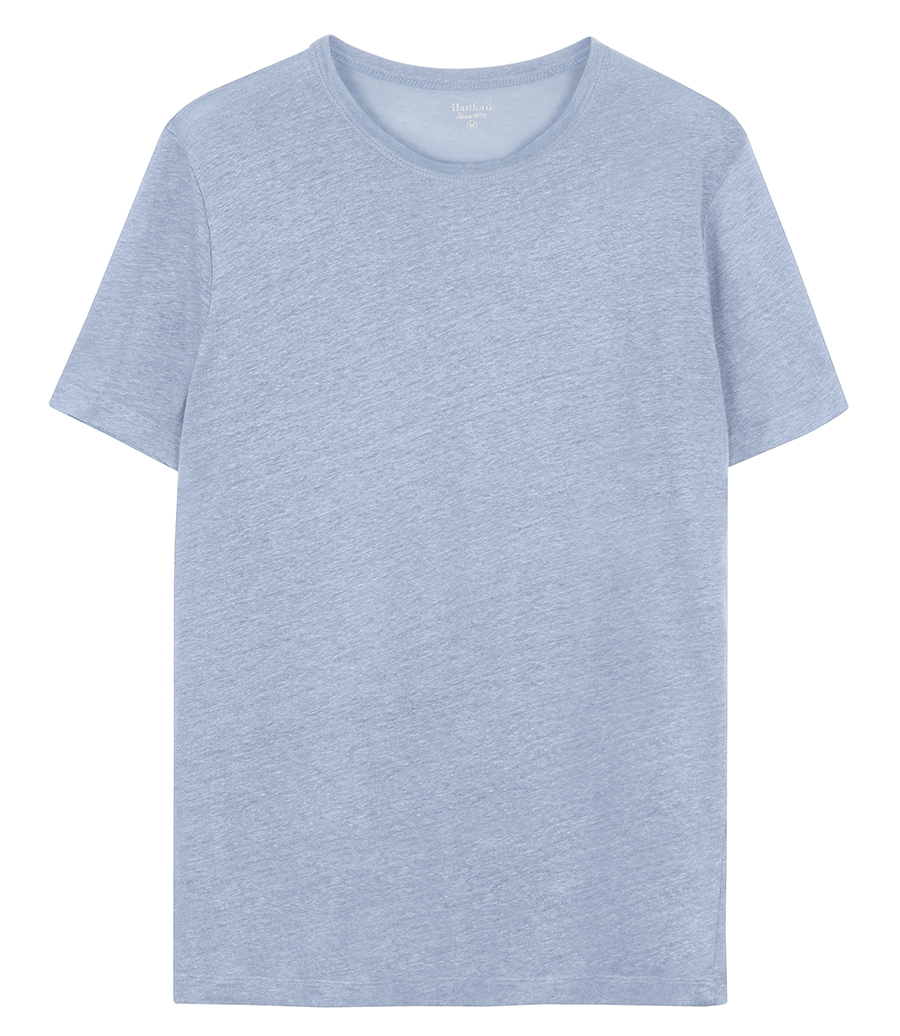 HARTFORD - LINEN CREW SS