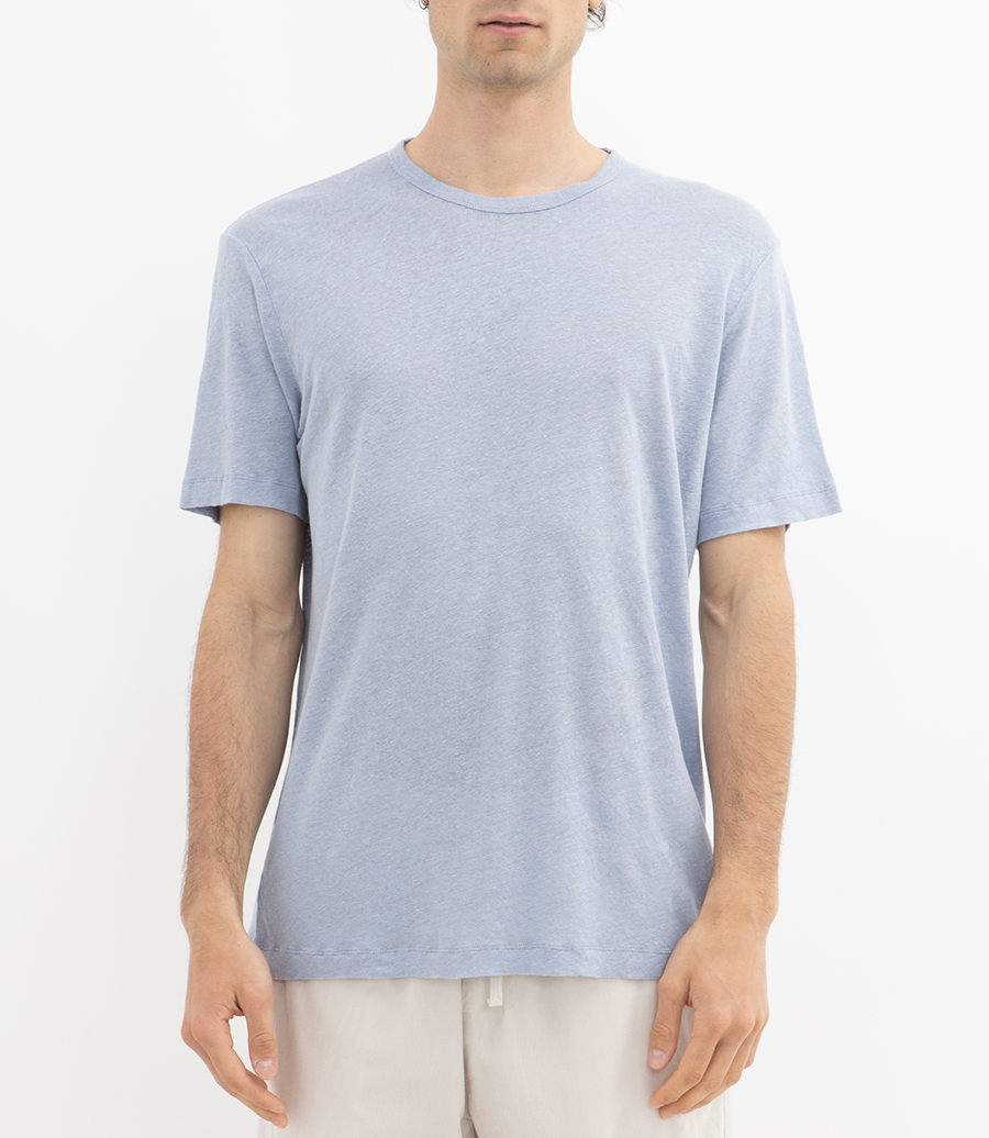 LINEN CREW SS