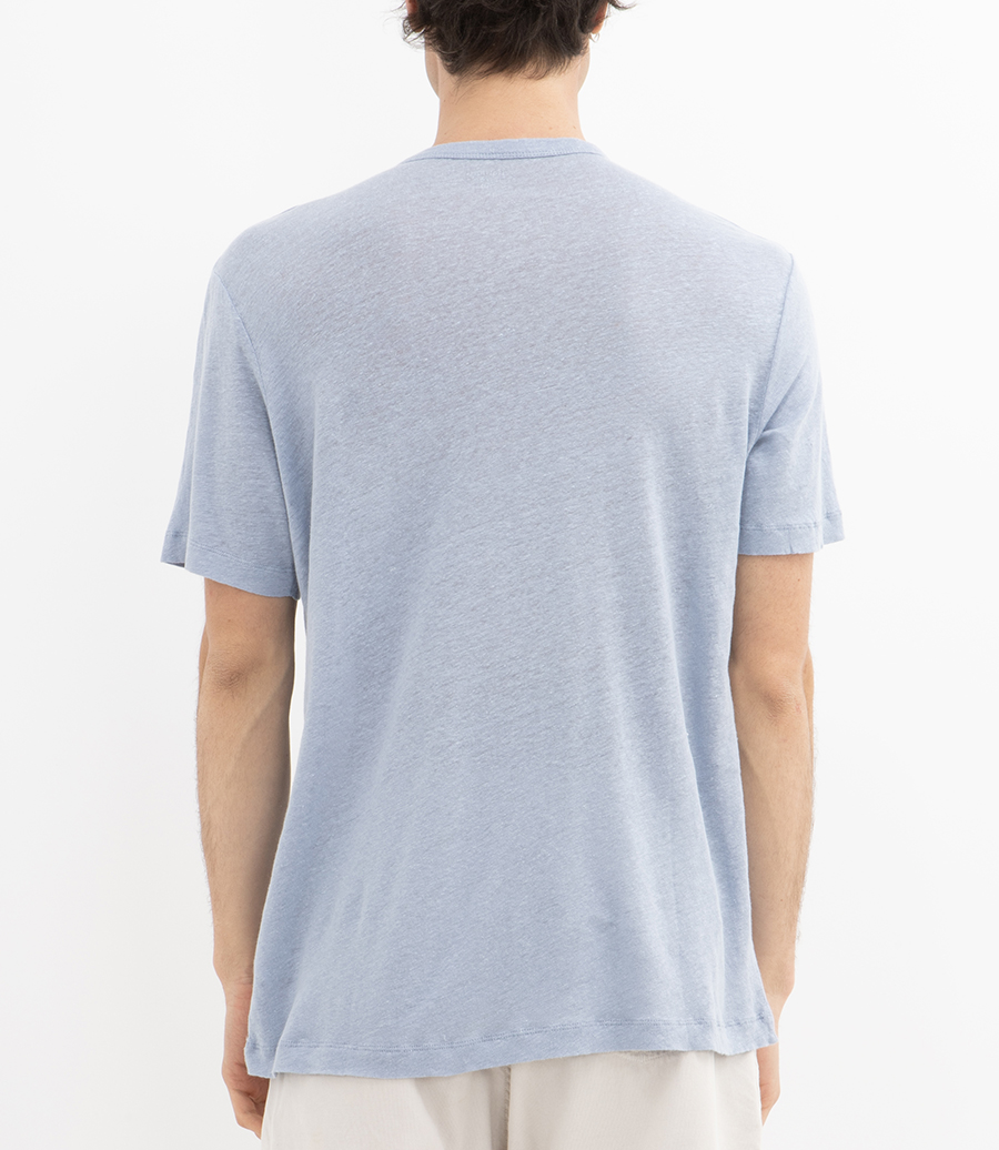 LINEN CREW SS