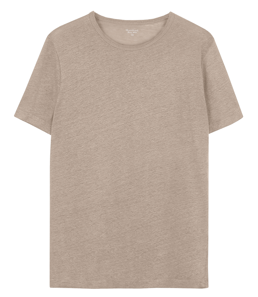 HARTFORD - LINEN CREW SS