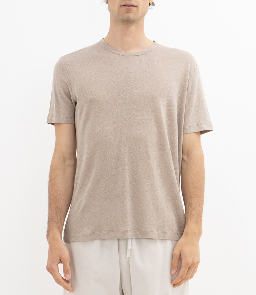 LINEN CREW SS