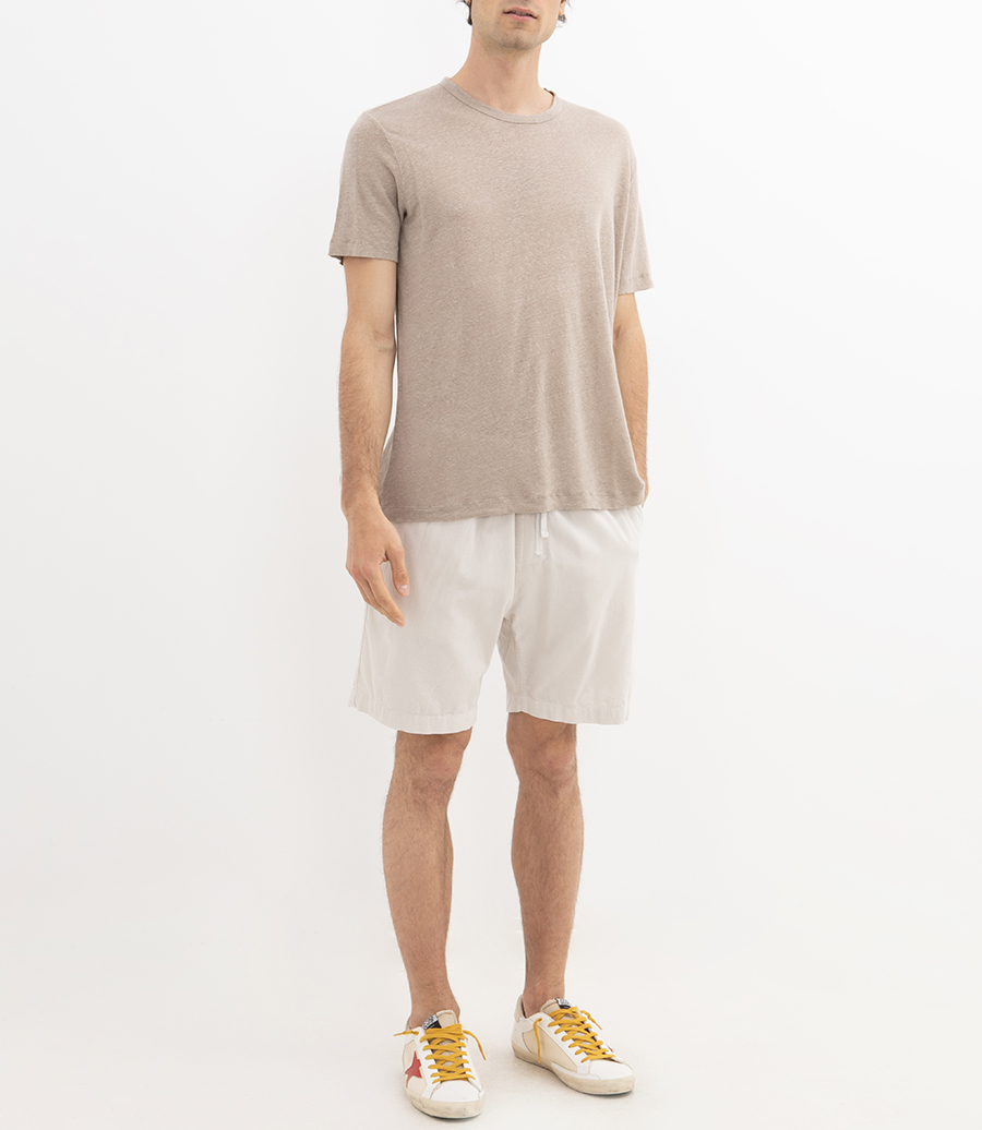LINEN CREW SS