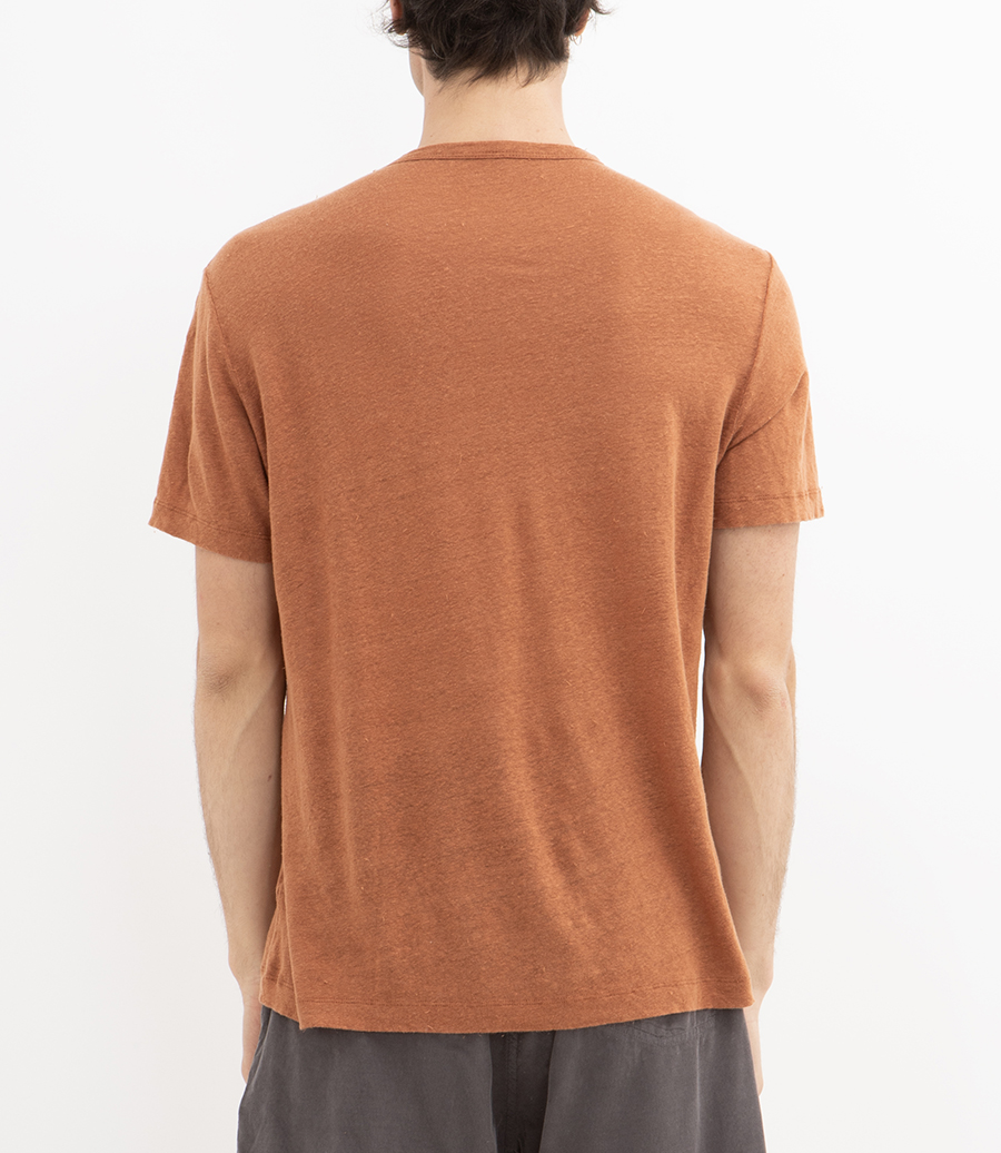 LINEN CREW SS