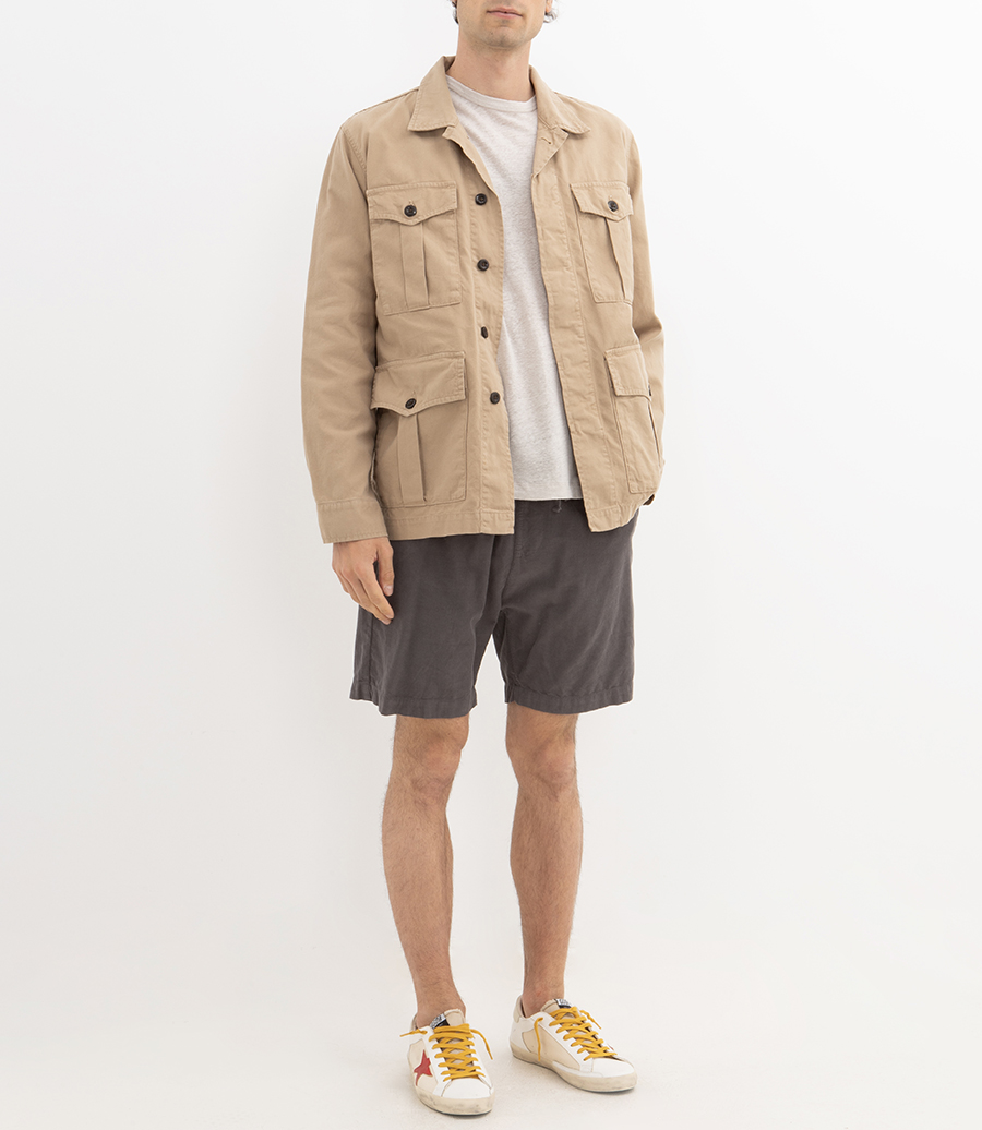 LINEN CREW SS