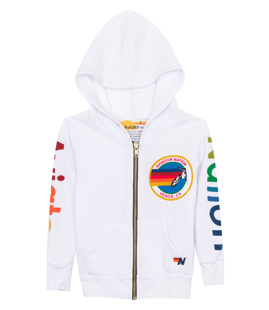 KIDS AVIATOR NATION ZIP HOODIE | Soho 