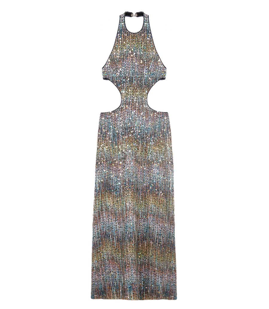 MISSONI - SLEEVELESS LONG DRESS WITH SEQUINS