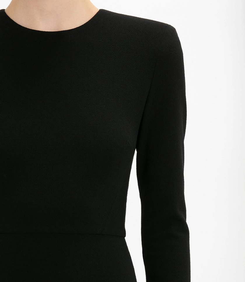 LONG SLEEVE T-SHIRT FITTED DRESS