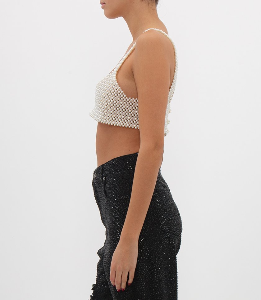 WOMEN’S STRING OF PEARLS TOP
