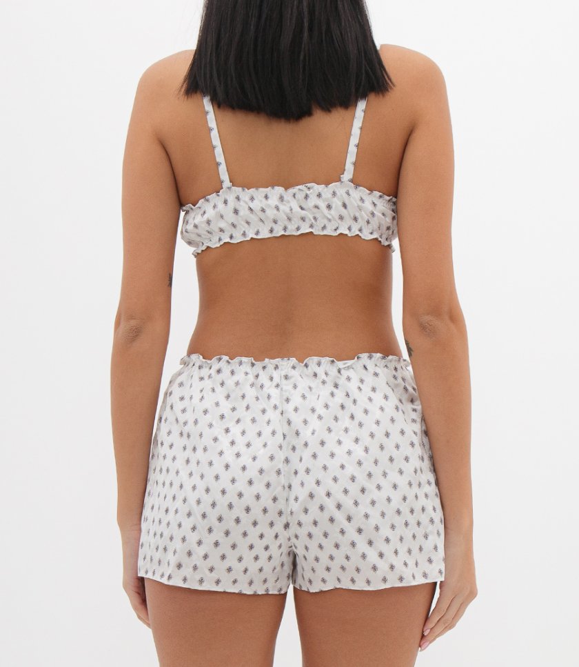 TWO PIECE JACQUARD SET WITH ALL OVER FLOWERS