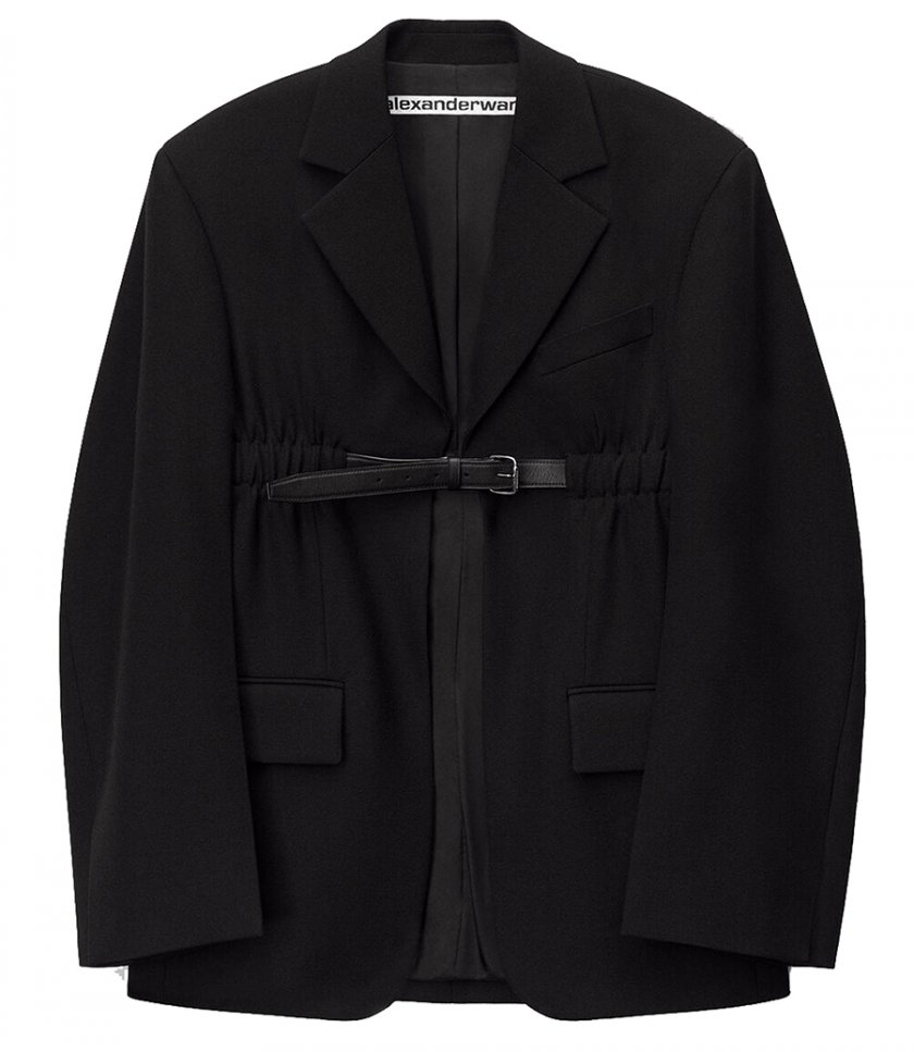 CLOTHES - BLAZER WITH INTEGRATED BELT