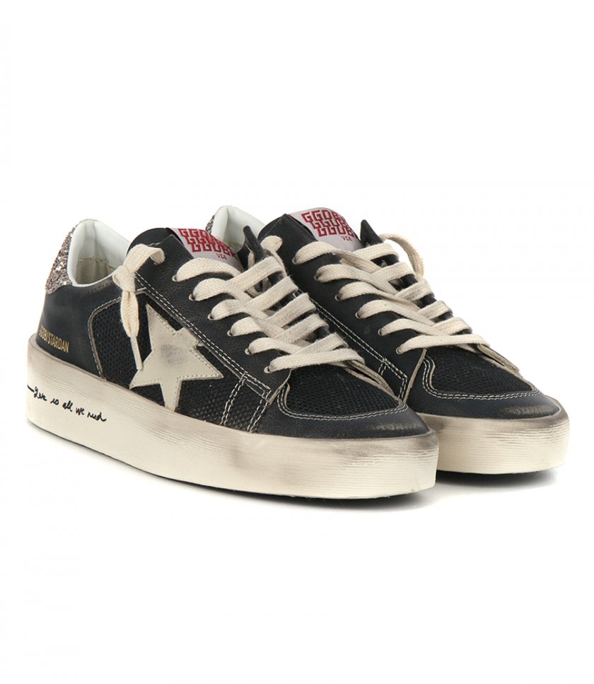 BLACK LEATHER STARDAN